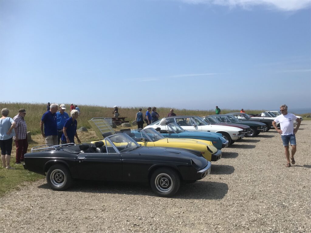 Jensen Cars on Tour, Dovns Klint, Denmark